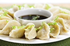 VeggieMoo Dumpling with Reduced Sodium Sauce